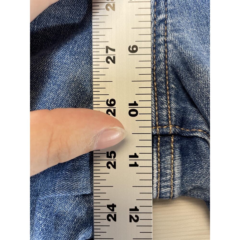 American Eagle Jeans Womens 8 Skinny‎ Distressed Stretch Mid Rise - Picture 5 of 12